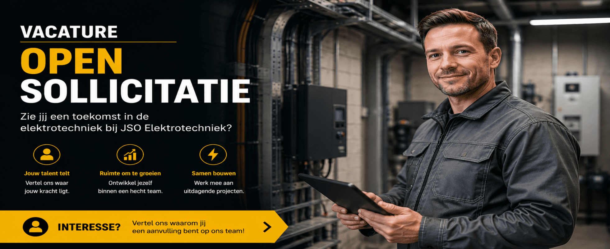 Banner Open sollicitatie